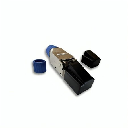 رأس كابل شبكة RJ45 معدني فئة Cat6A/Cat7 - تركيب ميداني بدون أدوات