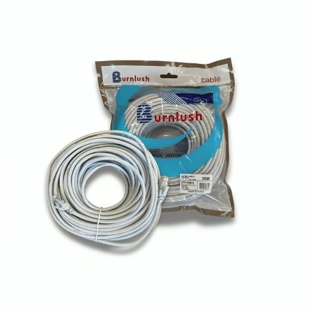 كابل شبكة إيثرنت (Cat6) عالي الجودة - بطول 30 متر