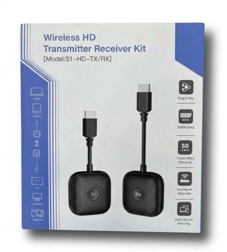 جهاز إرسال واستقبال HDMI لاسلكي (Full HD)