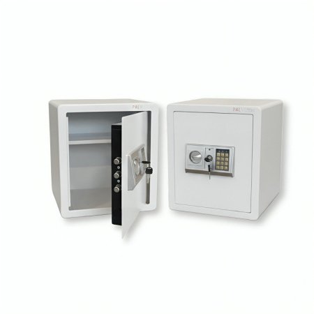 خزنة "بال فيجن لون أبيض" الرقمية المتينة – أمان ذكي لحماية مقتنياتك