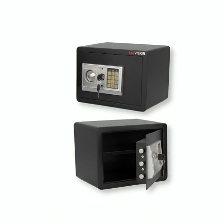 خزنة "بال فيجن" المدمجة – أمان ذكي بلون أسود ملكي