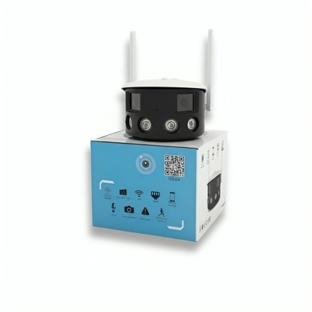 كاميرا المراقبة البانورامية الذكية 360° بعدسات متعددة