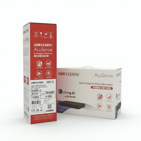 جهاز تسجيل هيكفيجن اكيوسينس (Hikvision AcuSense DVR) - 8 قنوات