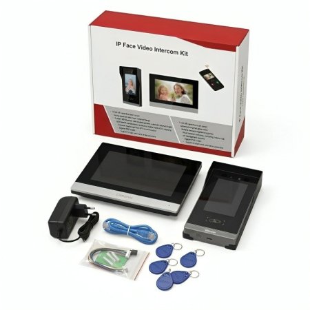 طقم انتركوم منزلي ذكي IP Face Video Intercom Kit